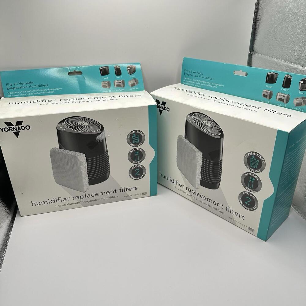 4 Vornado Humidifier Replacement Filters 2X2 Pack NEW Filter